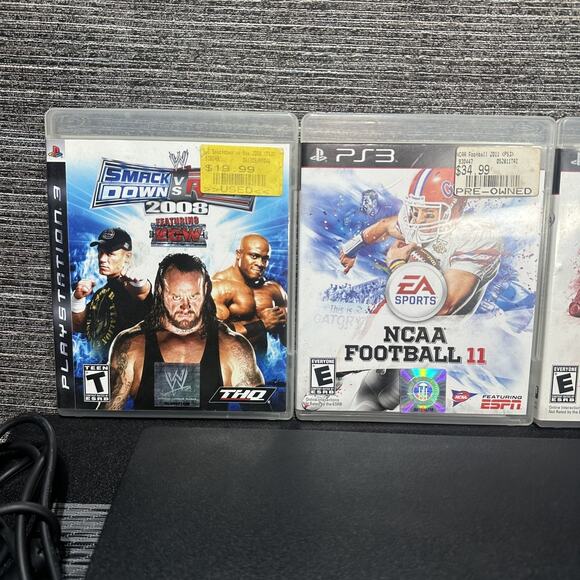 Sony Playstation 3 Console Slim 160GB CECH-3001A w/ Controller And Games - Picture 2 of 8